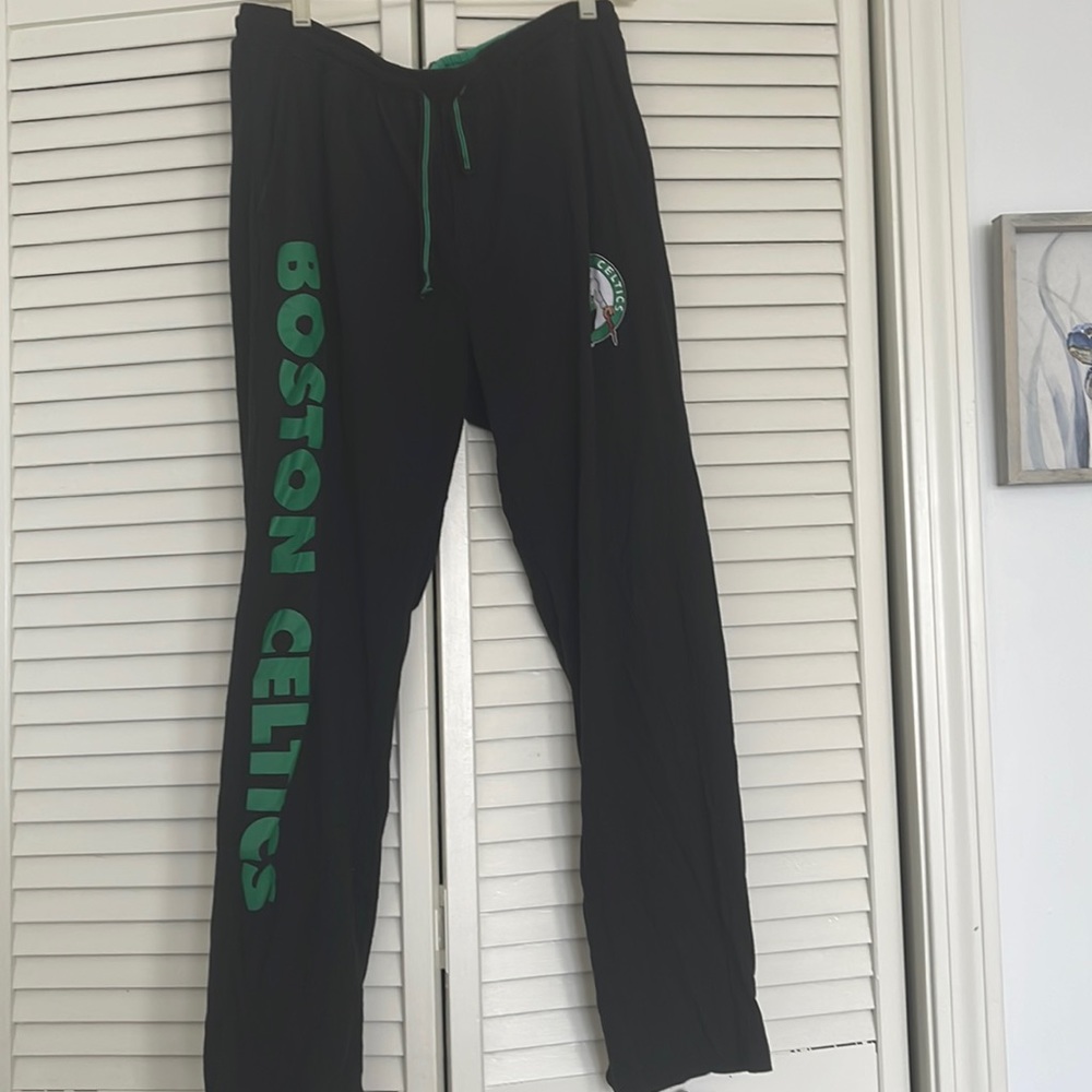 Black and green Celtics  pajama pants!